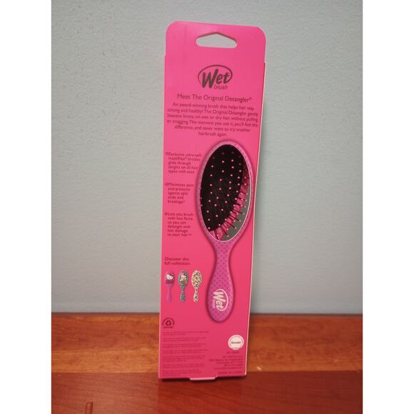 Wet Brush Hello Kitty NIB Hair Brush Detangler Pink - Picture 3 of 3